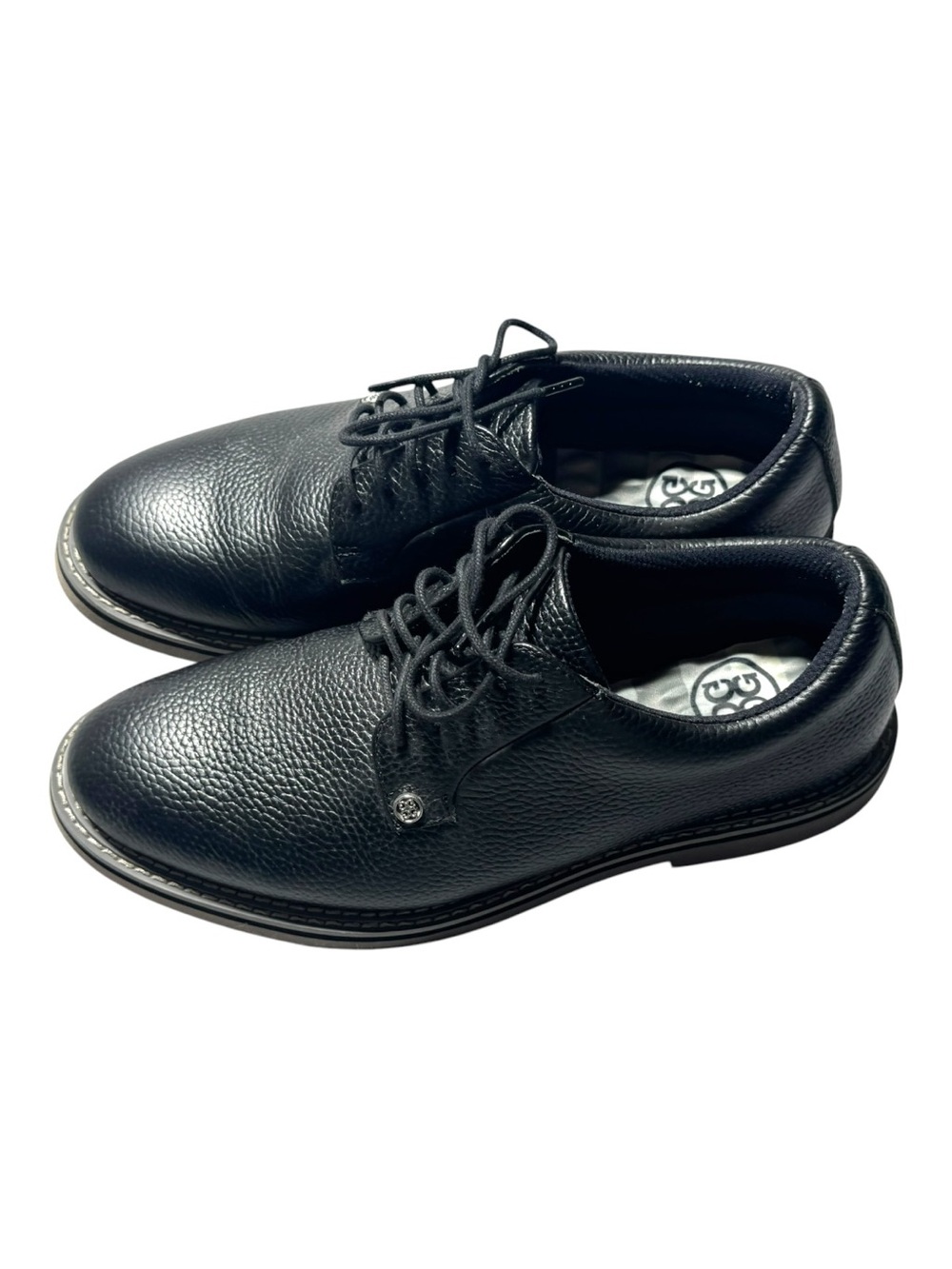 G/Fore Gallivanter golf shoes Mens 9.5 in black pebble leather